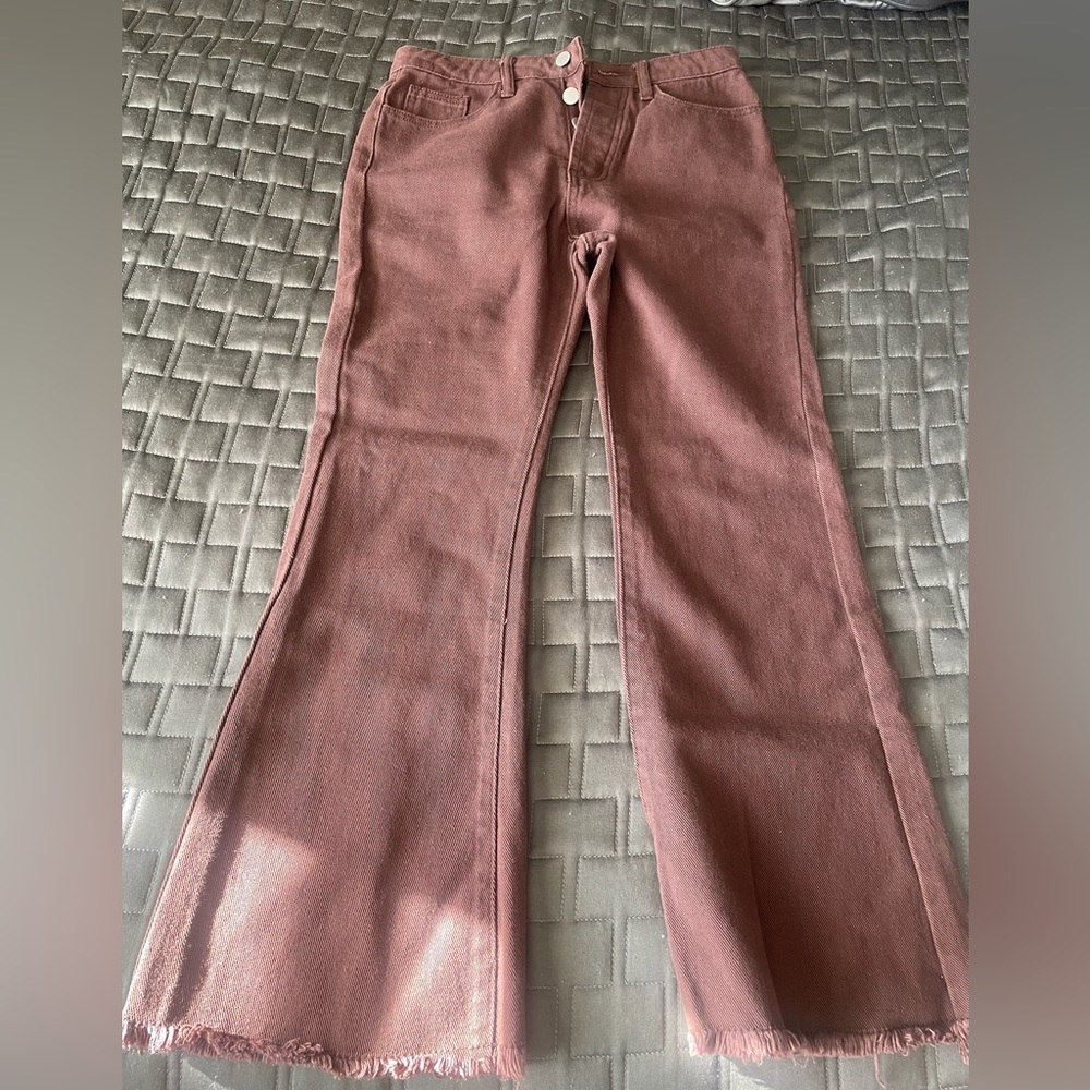 Princess Polly Chocolate Brown Denim Jeans